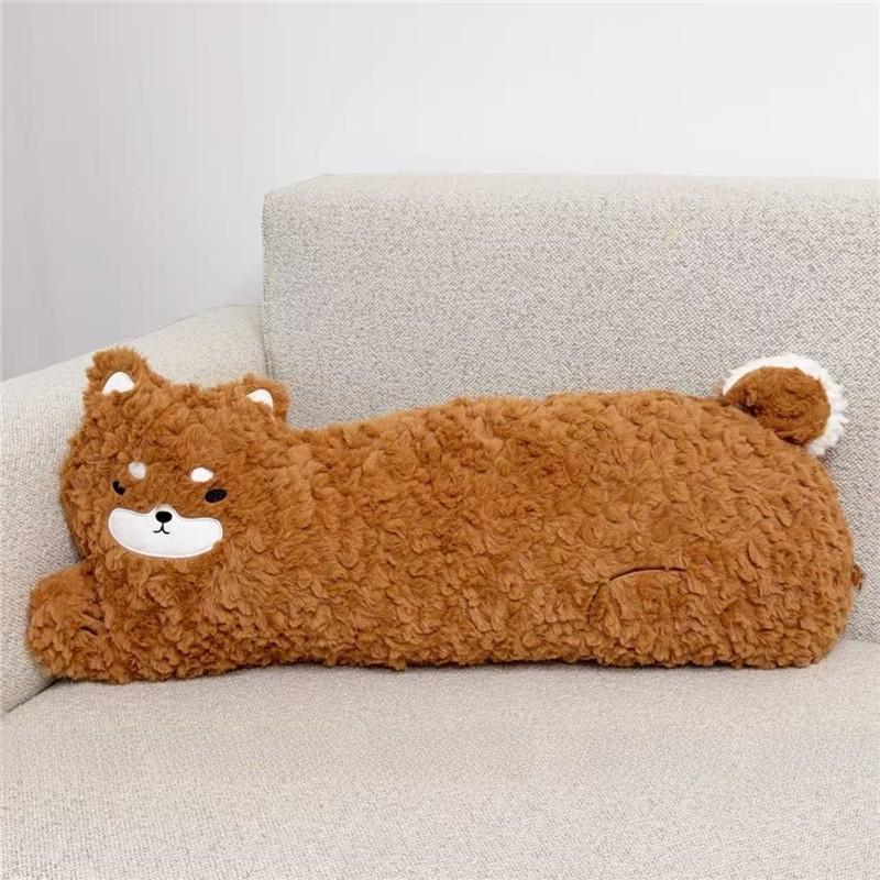 Creative Cartoon Cat Plush Pillow With Embroidered Animal Design For Sofa And Bed Comfort