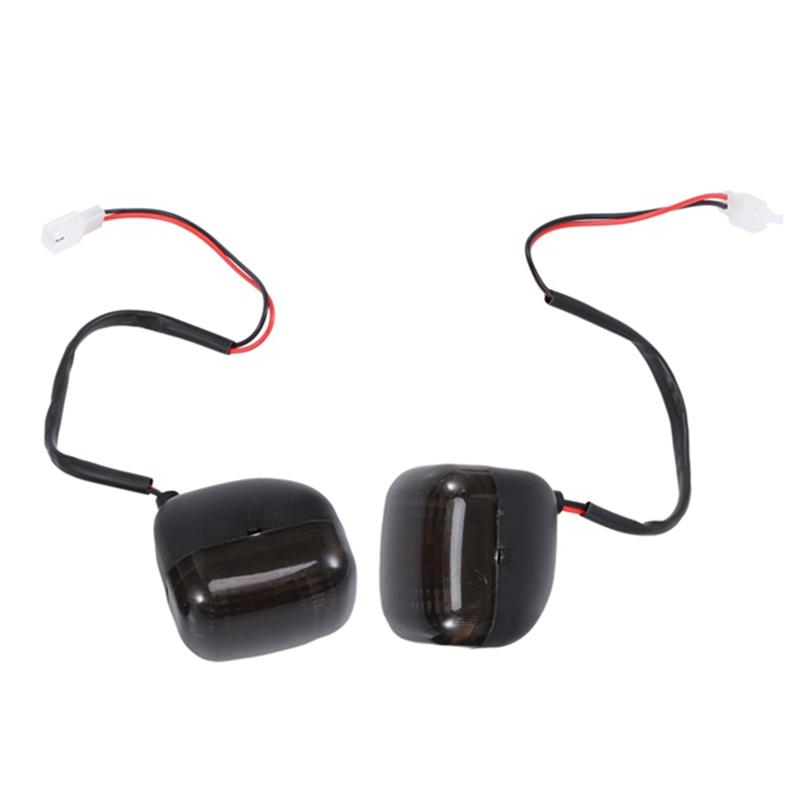 Authentic Motorcycle Front+Rear Turn Signal Turn Signal Indicator For Yamaha BWS100 50125 Zuma FX125 X Beewee MBK BOOSTER Scoote Smoked