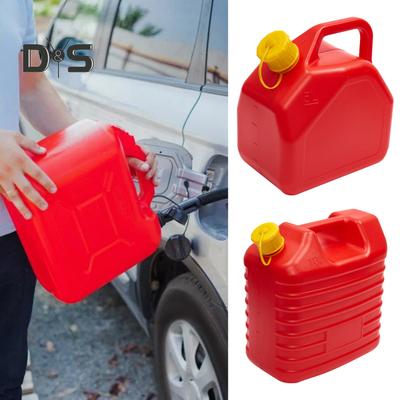 5L/10L Fuel Tank Plastic Transfer Tank with Spout And Handle Portable Fuel Storage Container for Cars Motorcycle Truck