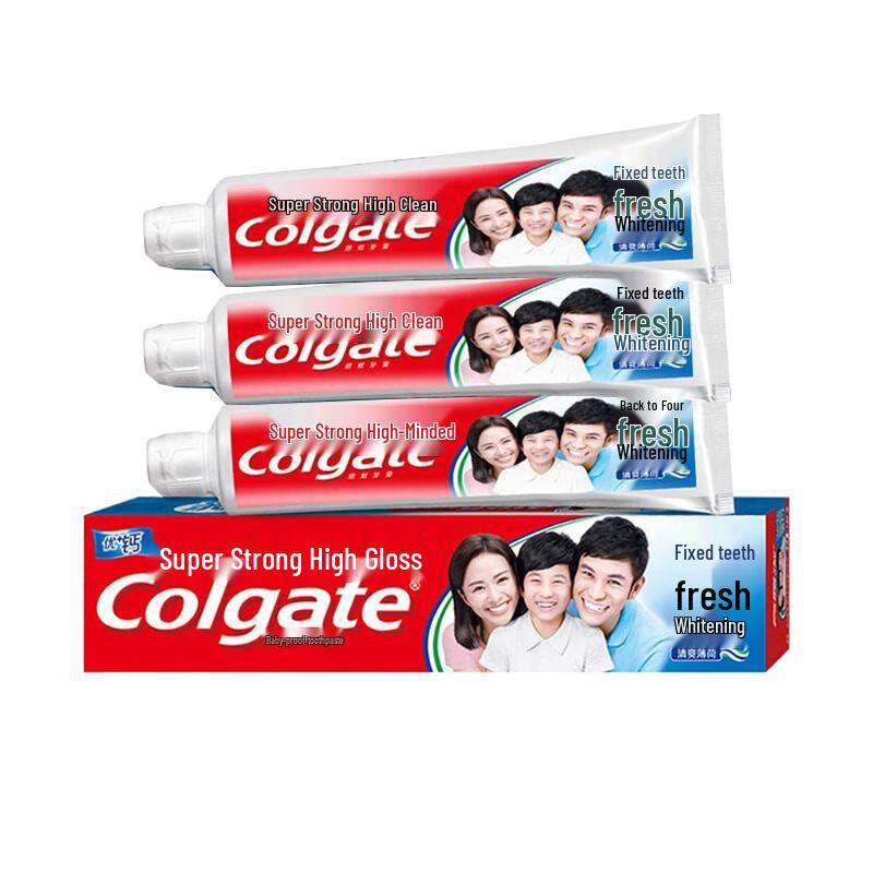 

Colgate Super Strong High Calcium Fresh Breath Toothpaste