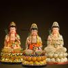1pc Resin Guanyin Buddha Statue Ornaments Resin Crafts Feng Shui Decoration Living Room Home Decoration Pray for Auspiciousness