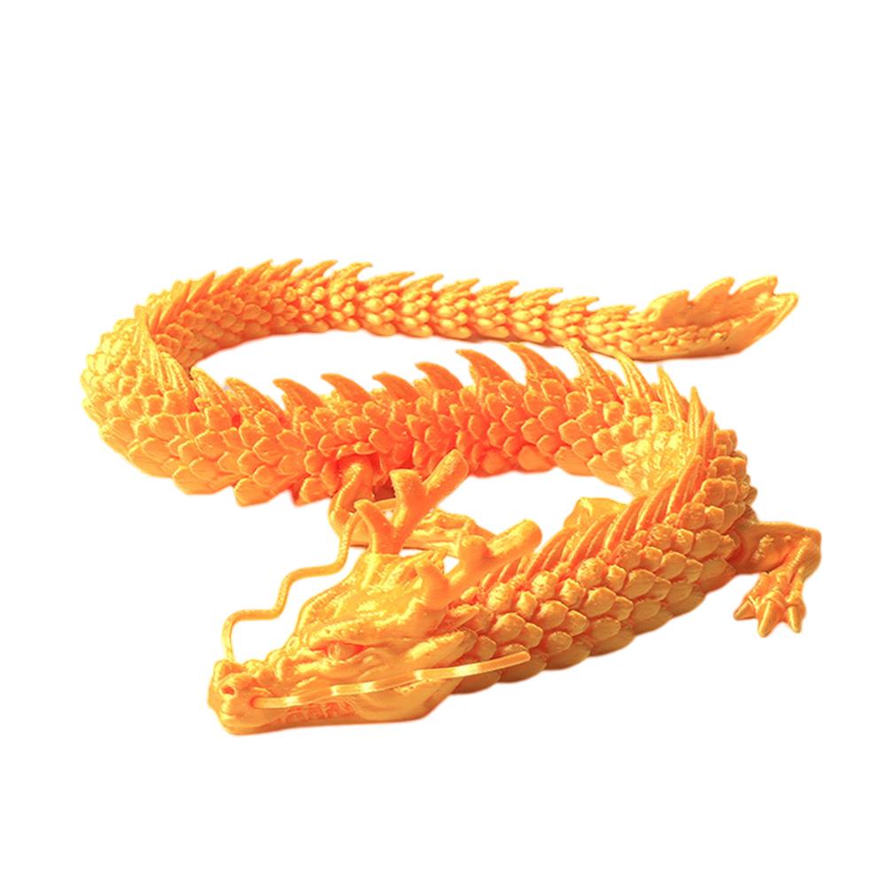 3d Printing Chinese Dragon Ornaments Non Fading Aquarium Fish Tank Decorations For Freshwater Saltwater