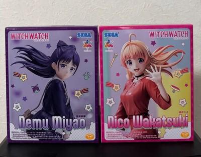 Witch Watch Luminasta Figure Nico Wakatsuki Nemu Miyao Set SEGA Japan