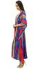 Bimba Exclusive Rayon Kaftan Chic Coverup Dress Drawstring Waist Night Wear