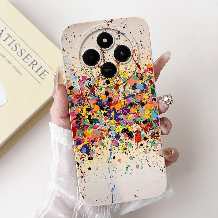 

For Xiaomi Redmi 14C Case Redmi 14R Cover Popular Flower Soft Silicone Matte Fundas For Xiaomi Redmi A4 Redmi14C Poco C75 Bumper Redmi 14C