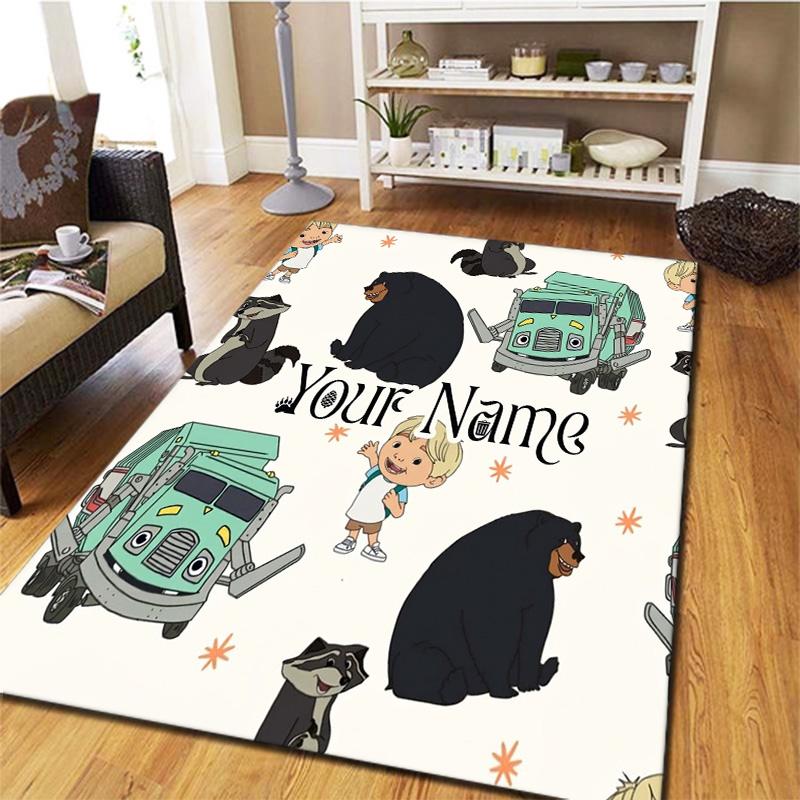 Adventure Land Custom Name Carpet Rug For Living Room Bedroom Home Sofa Decoration Kids Play Nonslip Floor Mat