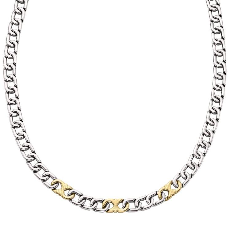 

Emporio Armani Casual Minimalist Design Stainless Steel Necklace Men necklace Gold Silver EGS3297040 Basic Packaging-Box