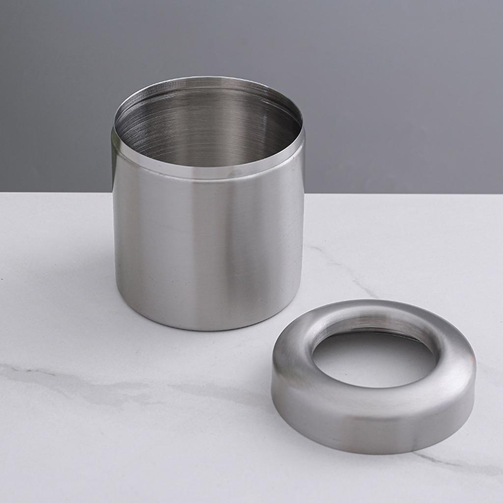 Kosz na śmieci ze stali nierdzewnej, mały kosz na śmieci na blat, 1,5 l, z pokrywą obrotową lub bez, kosz na śmieci na blat biurowy