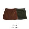 2024 Fall Women's European-American Style Corduroy Mini Skirt: Fashionable, Versatile, and Casual