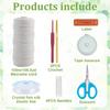 DIY Macrame Basket Kit for Beginners Cardboard Woven Basket Macrame Weaving Craft Supplies for Holiday Activities