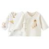 TONGTAI Newborn Pure Cotton Kimono Bodysuit