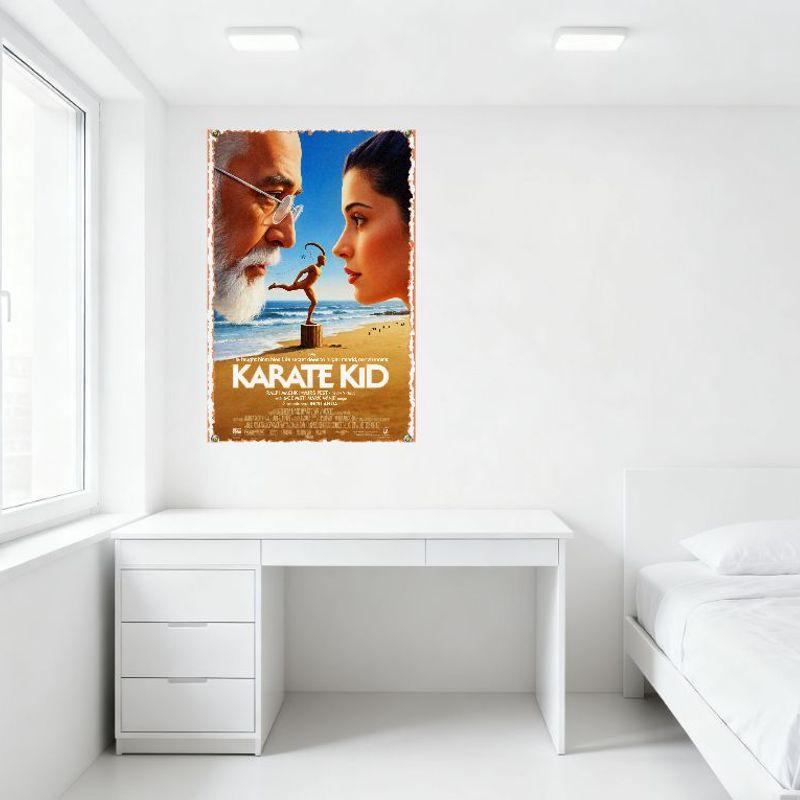 The Karate Kid Vintage Metallplåtskylt Filmplansch Väggdekor för Man Cave Bar Heminredning