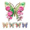 Women Brooch Flower Decor Butterflies Pin Sweaters Collars Shape Brooch Hats Bags Coats Scarves Versatile Accessory