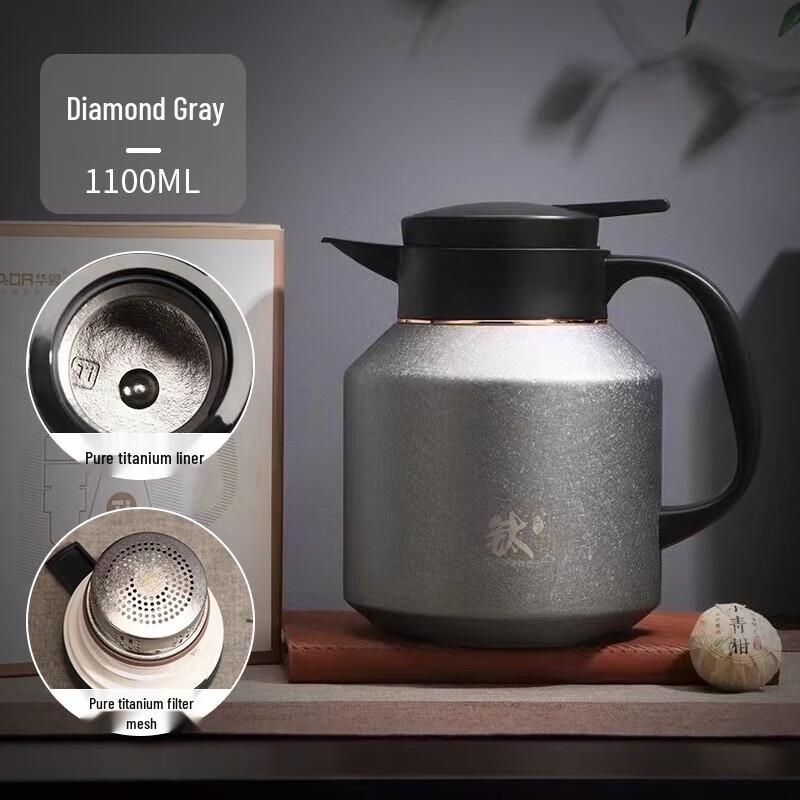 HOAOR Stainless Steel Insulated Tea Pot
