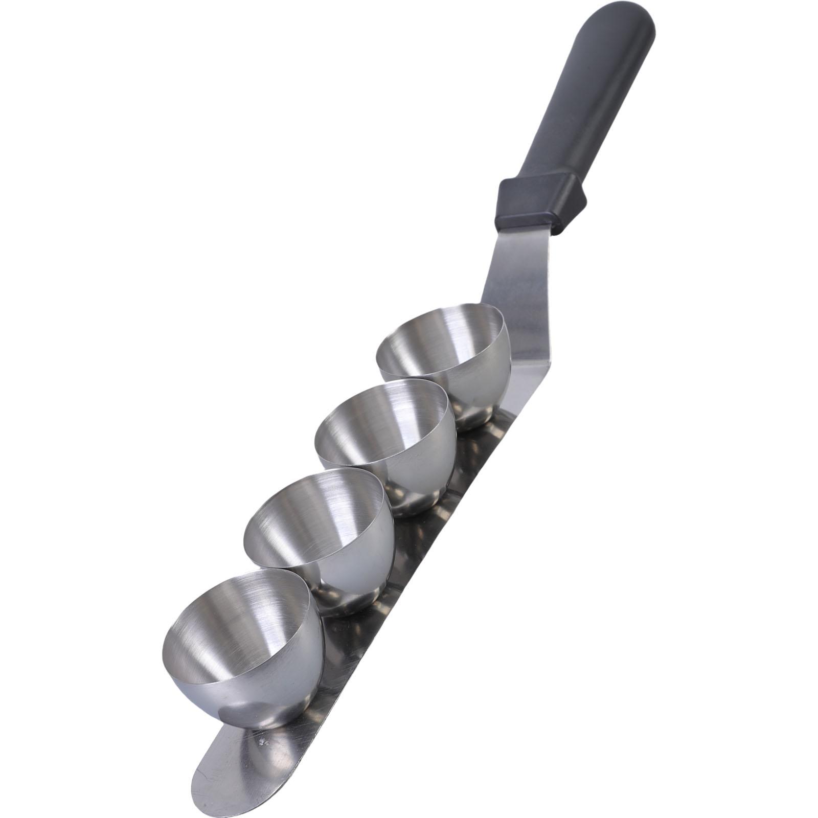 

Металлическая тарелка с несколькими отверстиями для теста для яиц, противень для выпечки для идеально прожаренных перепелиных яиц и фрикаделек в коммерческих условиях T3