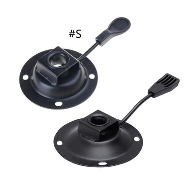 Base Giratória de Metal Robusta Peça de Reposição Mecanismo de Inclinação Design de Placa de Montagem Universal para Bancos Altos Cadeira de Escritório