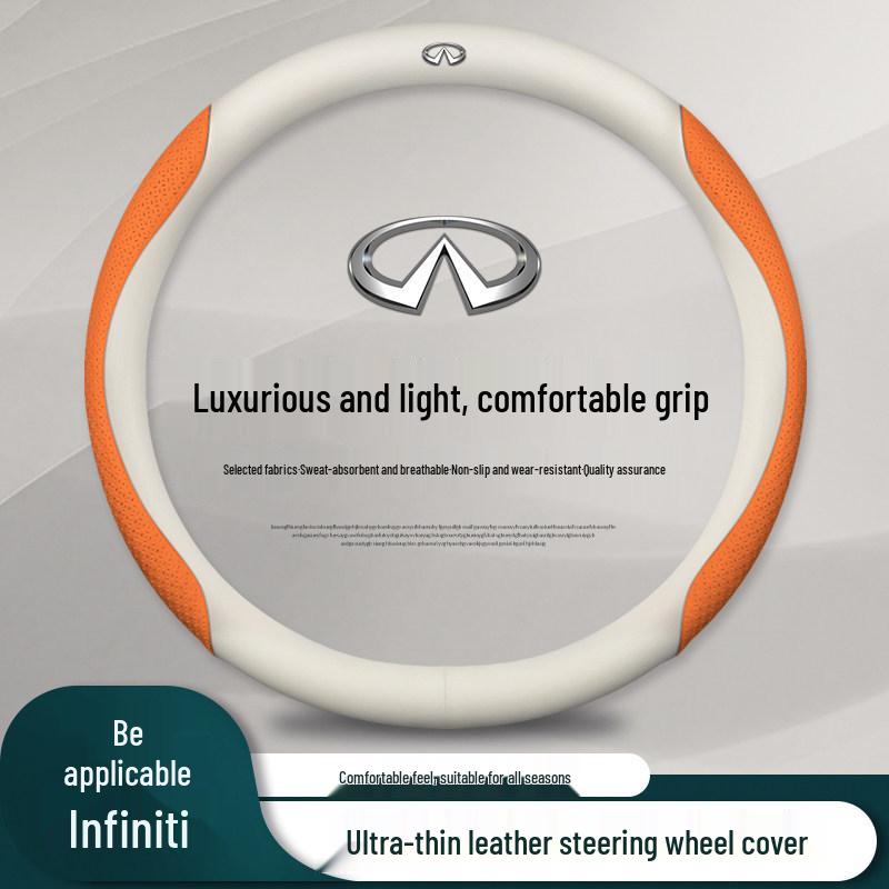 Infiniti Lenkradbezug: Echtes Leder für Q50, QX50, Q60, Q70, QX80, FX3 - Ganzjahres