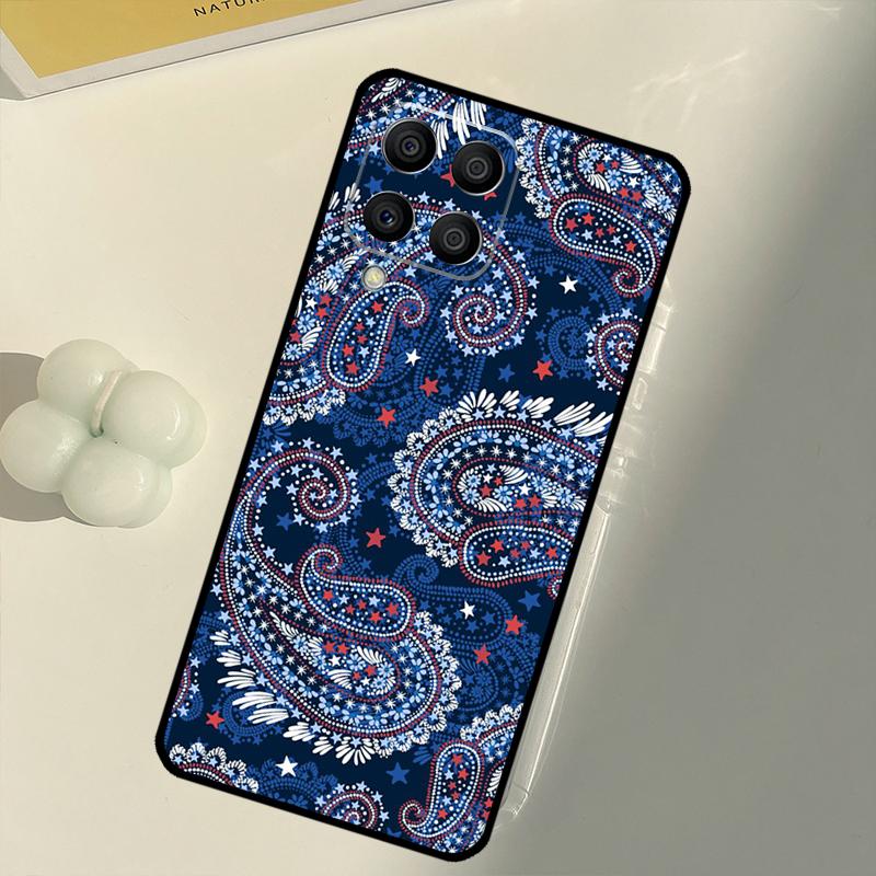 

Bandana Seamless Pattern For Samsung Galaxy M33 M13 M14 M12 M32 M52 M31 M55 M15 M11 M21 M35 M53 M34 M54 M06 M16 Case Samsung M51