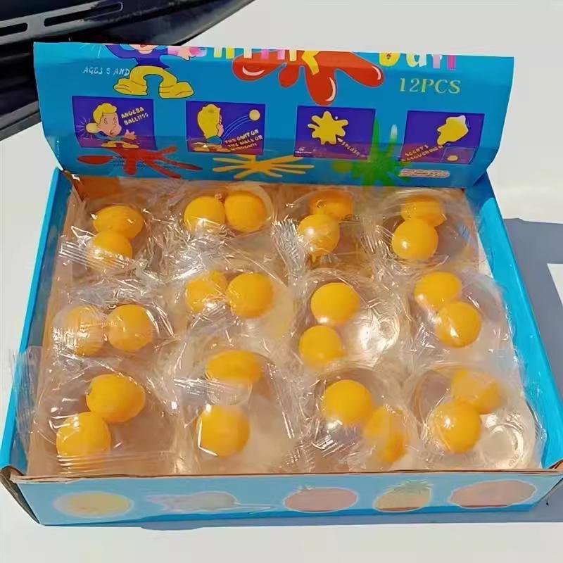 

Скидка для новичков: Прозрачное Яйцо с Двумя Желтками Игрушка-Прикол - Мягкое Сжатие и Бросание для Снятия Стресса Other