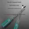 Crystal Clear Magnetic Phillips/Flathead Screwdriver for Electronics, Appliances, and Toys
