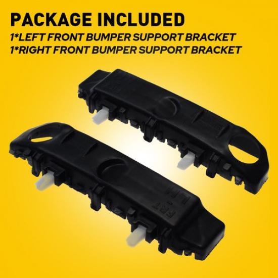 Bumper Bracket Left & Right Side Front Fit 2014-2018 2015 2016 Kia Forte Koup