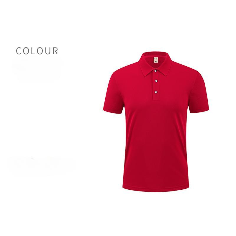2024Sommer kurzarm polo-shirts für männer und frauen, einfache business casual einfarbig revers POLO atmungsaktiv und vielseitig