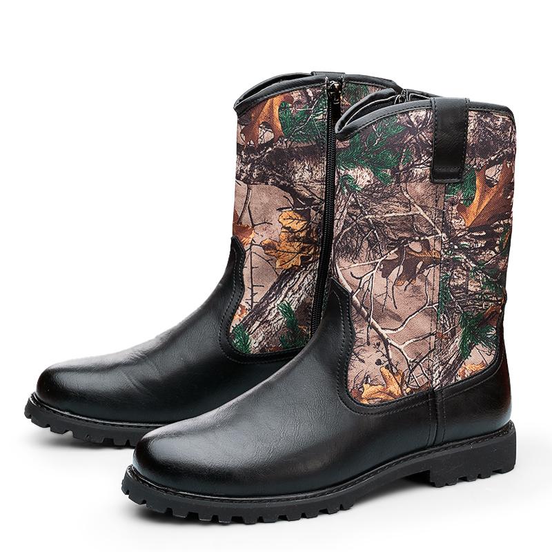 

Мужские повседневные ковбойские сапоги дизайнерский стиль Повседневный офисный тренд вечеринка Улица мотоцикл Взрослые классические Черные Коричневые туфли 46 чёрный