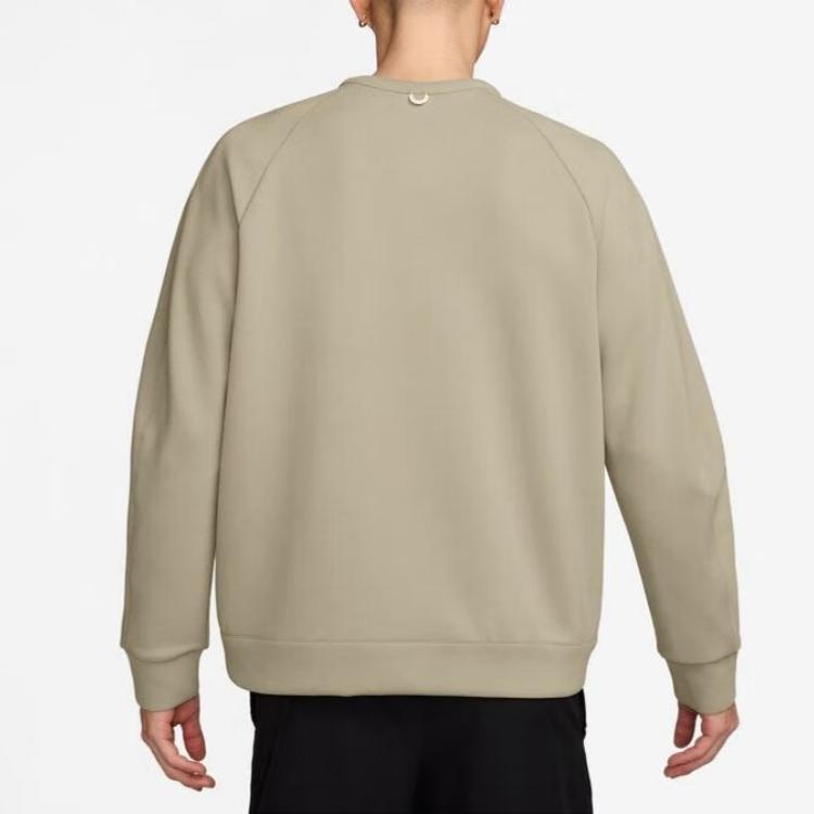 Nike As M Nk Df 24.7 Is Crew Sports Round Neck Casual Pullover Sweatshirt Men sweatshirt Olive-Brown HQ6965253