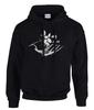 Depeche Mode DM Felpa con Cappuccio Musica Rock Nera -31075 -SW