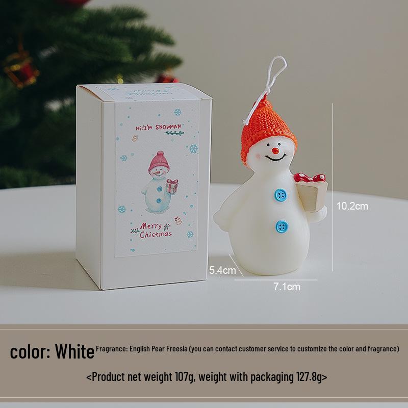 

Handmade Snowman-Shaped Christmas Aromatherapy Candle Gifts