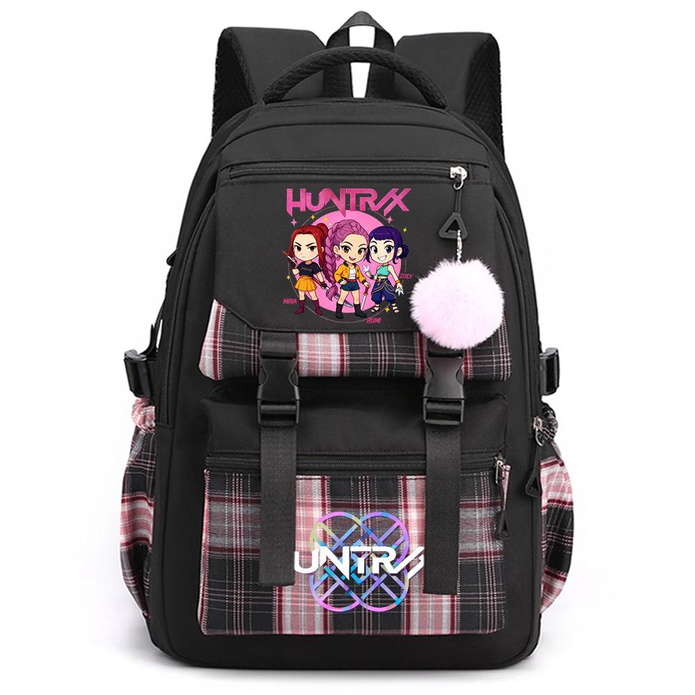 Cartoon K-Pop Printed Large Capacity Backpack for Teenger Student Girl Boy Schoolbag Bookbag Kid Gift Women Waterproof Travel Bag Rucksak