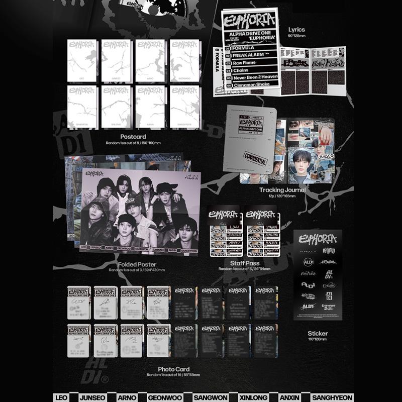ALPHA DRIVE ONE THE 1ST MINI ALBUM 'EUPHORIA' FREAK ALARM Ver.