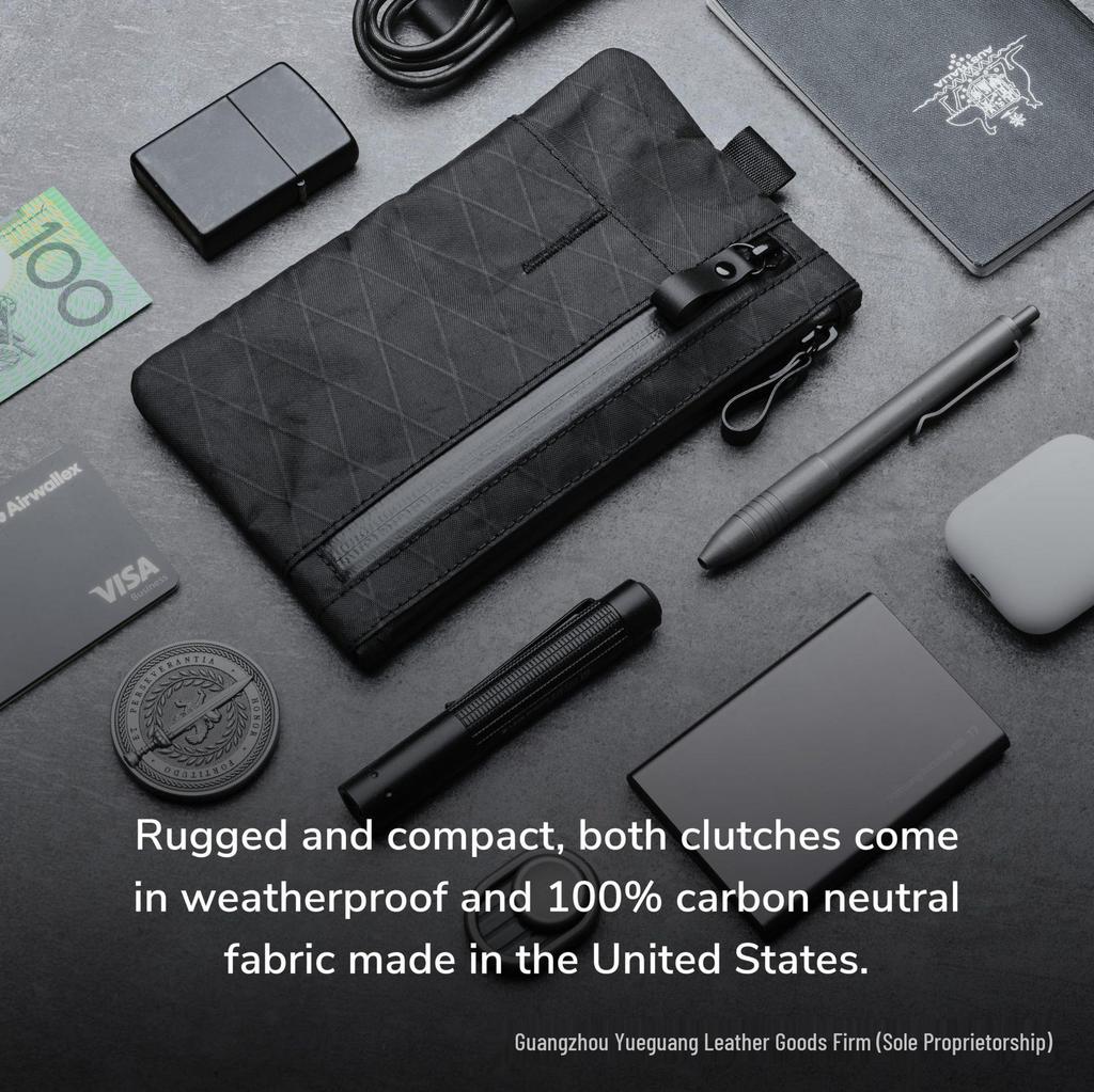 Cross-Border Waterproof Men's Clutch: Large Capacity Multi-Functional Wallet & Tool Storage Bag