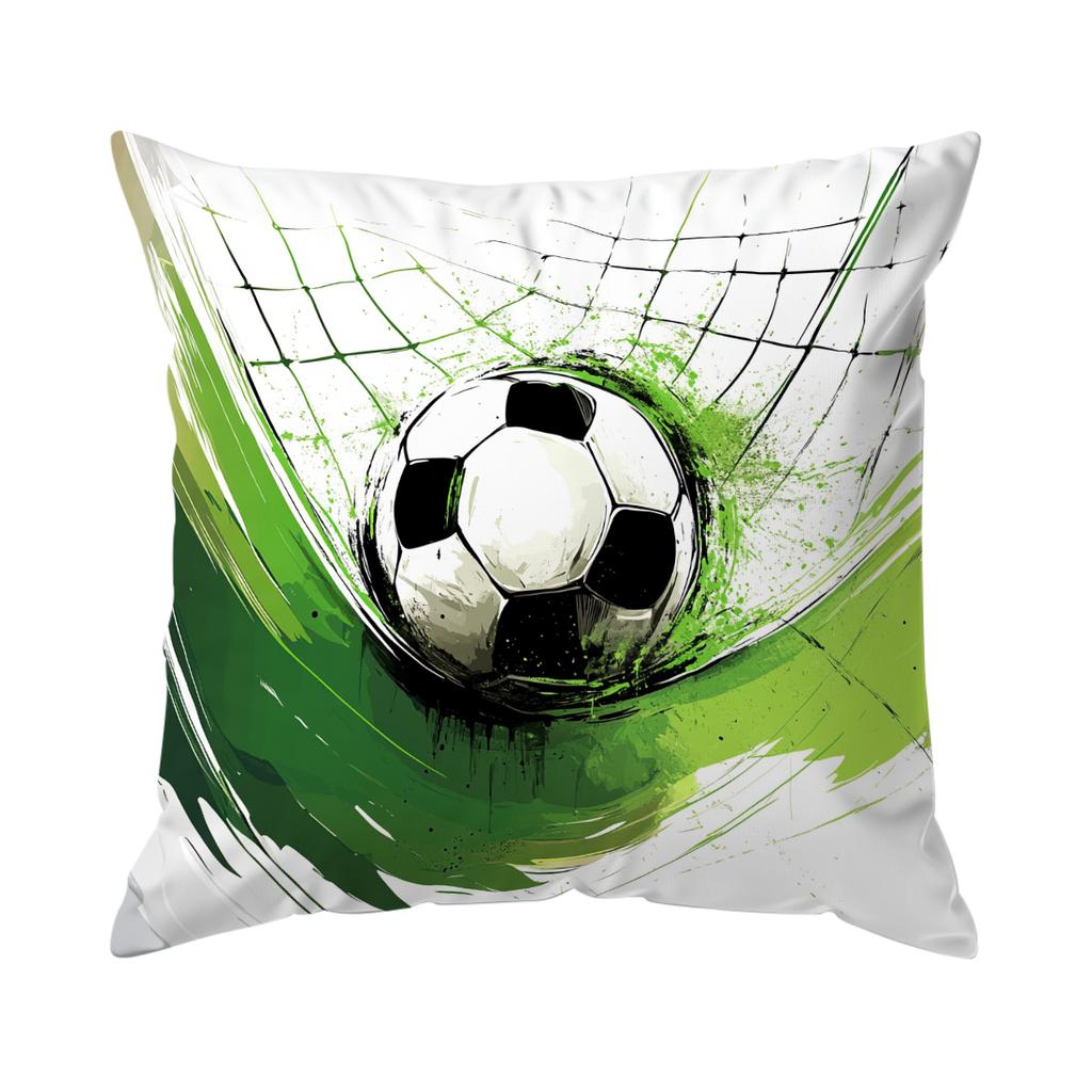 Football (Sport) Cushion Pillowcase Printed Polyester 40/45/50Cm Throw Pillowcover Decorative Sofa Cushion Pillowslip Home Decor