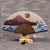 Art Craft Photo Prop Tool Gift Wedding Party Folding Fan Fan Crafts Home Decoration Handle Hand Fan