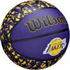 Wilson NBA Team Graffiti Los Angeles Lakers Basketball Size 7 Outdoor Diameter 24.5cm