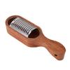 Wooden Handle Cheese Grater Manual Cheese Shredder with Storage Space Handheld Kitchen Grater for Lemon Chocolate