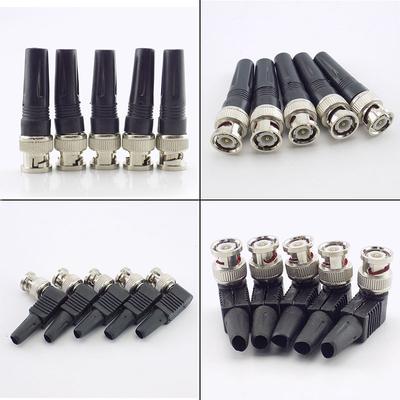 BNC Zástrčkový adaptér Twist-on koaxiální RG59 kabel pro CCTV kameru Video/AUDIO konektorový adaptér