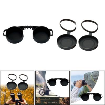 Binocular Lens Cap Compact Black 10x42 Replace Parts Binocular Accessories