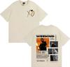 The Weeknd 100% Baumwolle Unisex Oversize Shirt After Hours Album Grafiken Sommer Damen Y2k Hip Hop Rundhals Rock Streetwear T-Shirt