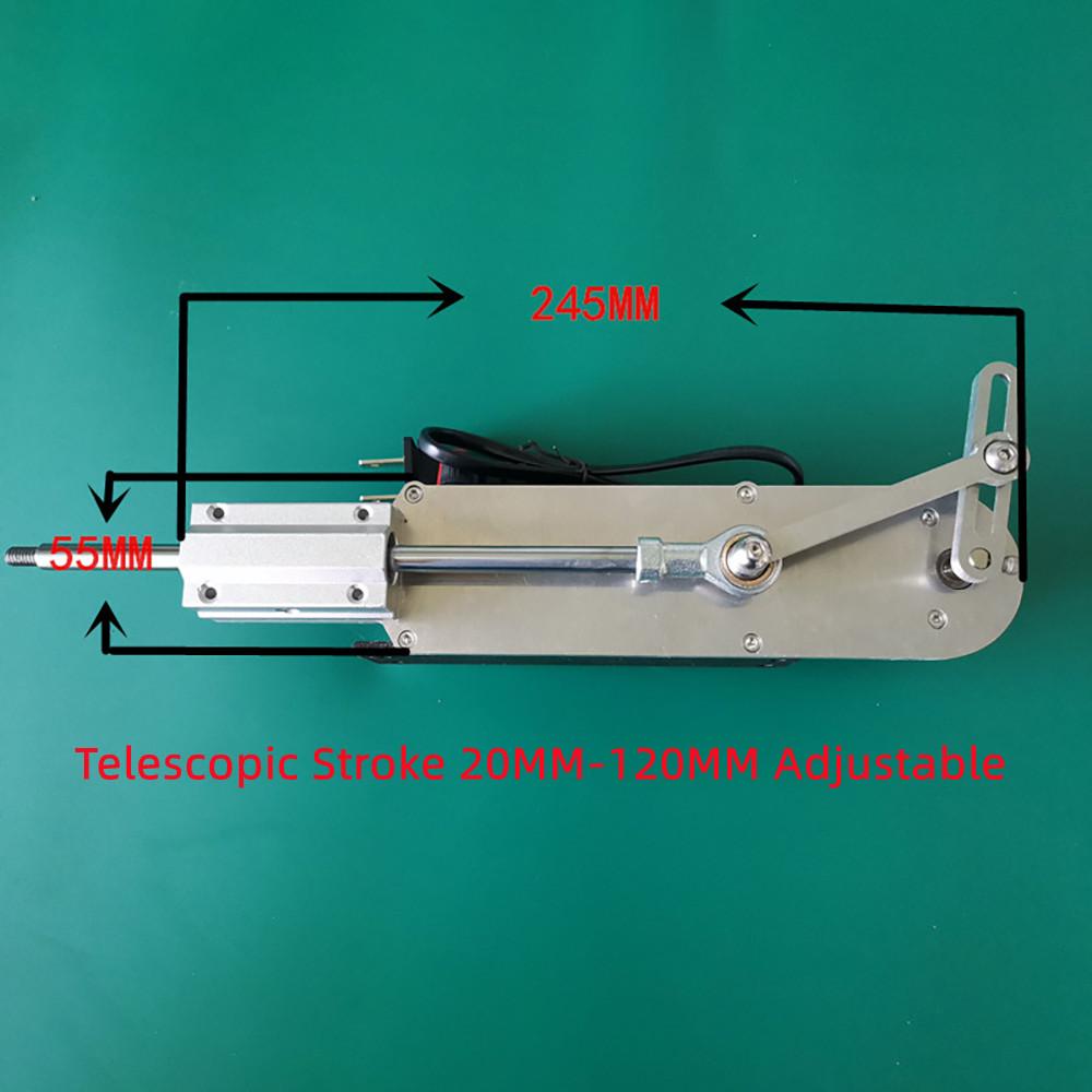 Stroke 20-120MM Adjustable Reciprocating Cycle Linear Actuator Telescopic Motor DIY Multifunctional Automatic Push-Pull Rod