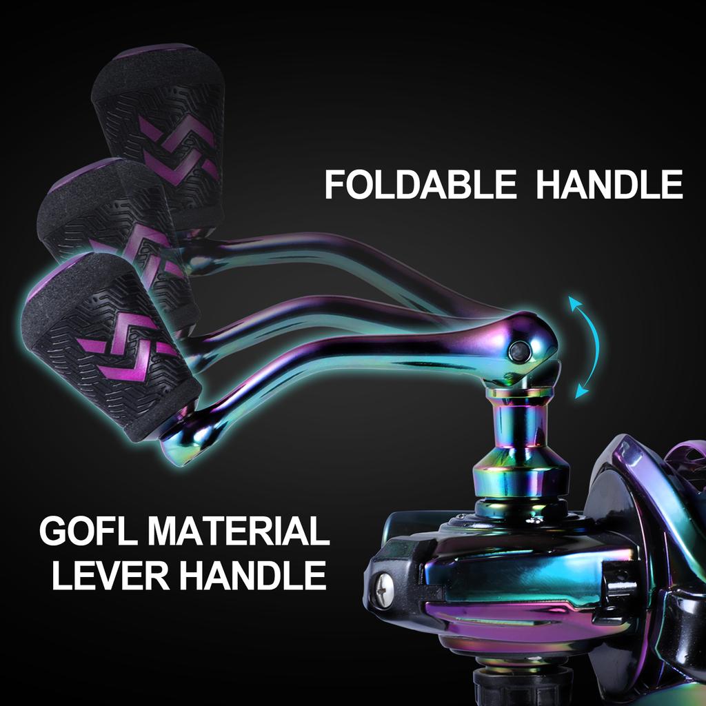 SOUGAYILANG Angelrollen 12 + 1BB Angeln Spinnrad Links/Rechts Griff Spincasting Trolling Angelrolle Angeln Werkzeuge liefert