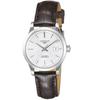 Armbåndsur RECORD Automatisk Opptrekk 3 ATM Vanntett Safirglass Sølvskive Rustfritt Stål Brun [Longines] Dame L2.321.4.72.2 [Brukt]