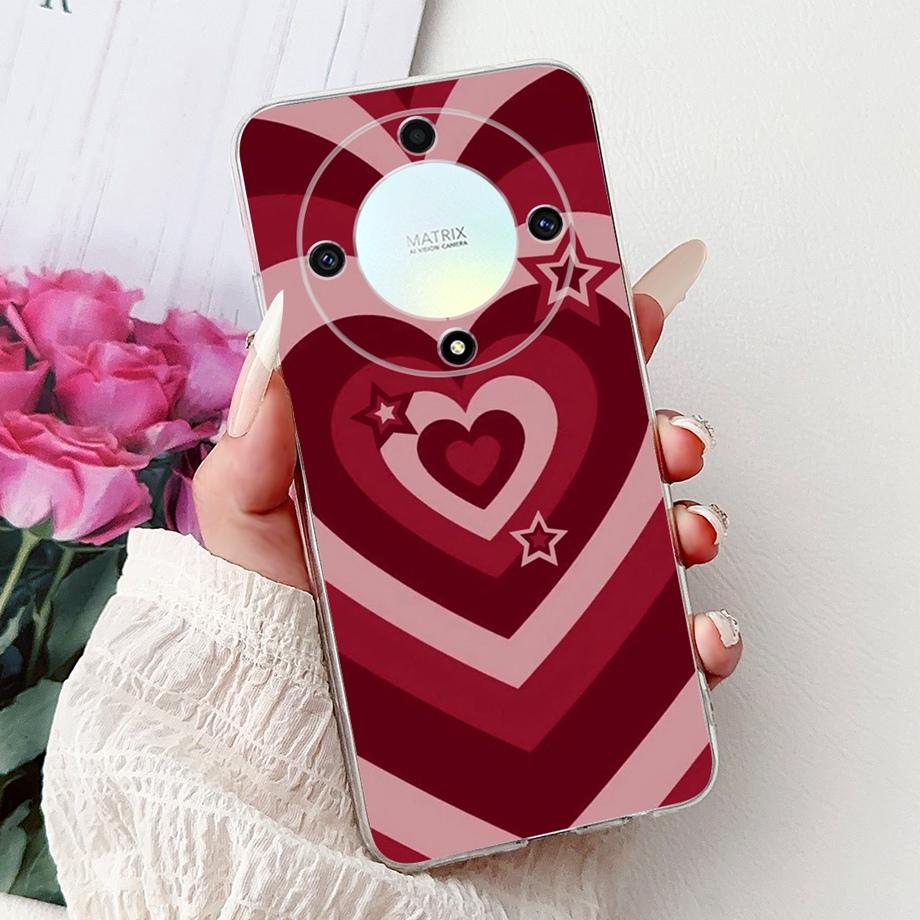 For Honor Magic6 Lite Case ALI-NX3 Popular Fashion Painted Cover Soft Slim Phone Case For Honor Magic5 Lite Magic 6 Lite 5G Bags