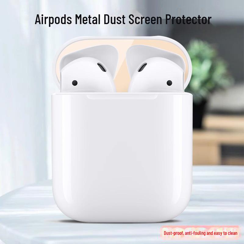 Metal Sticker Pro für Airpods 2. und 3. Generation – Staubdicht, ultradünn
