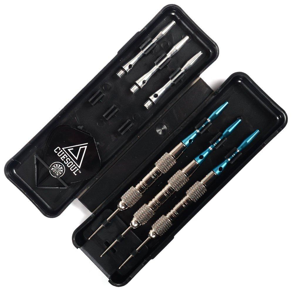 CUESOUL 20 Gram Steel Tip Brass Barrel Nickle Planting Darts Set STBS003