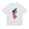 Men's Fashion Comfortable Classic T-Shirt Mens Womens Tees Top American Flag Art 100% Cotton Tops USA