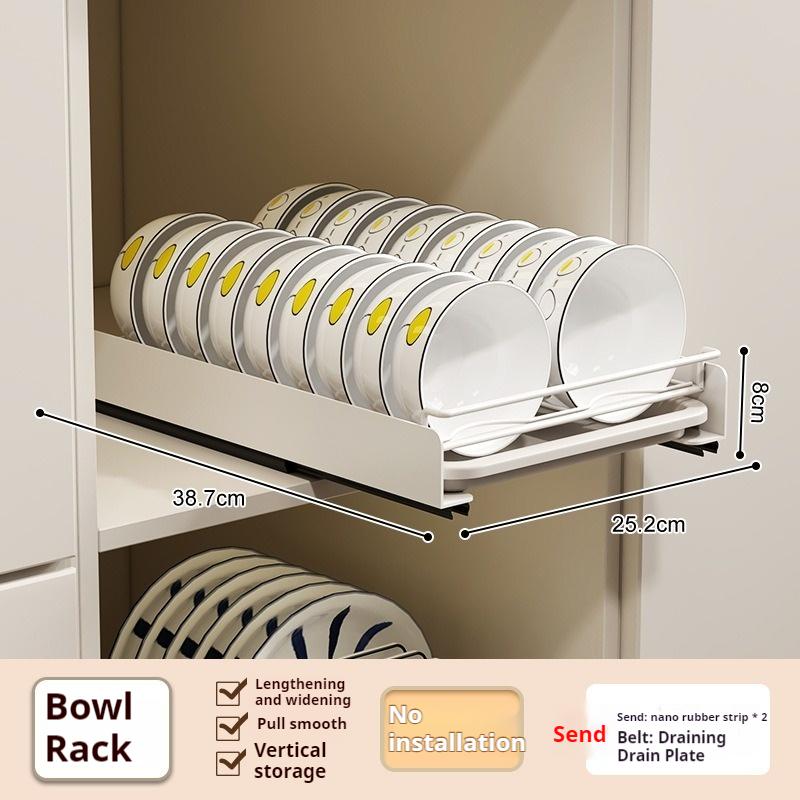 

Выдвижная полка для хранения посуды на кухне, бытовой шкаф, выдвижная корзина для посуды без перфорации, полка для посуды с выдвижным ящиком, полка для слива тарелок