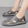 FashionSummer Outdoor Handmade Leather Casual Sports Sandals Men Roman Trekking Beach Sandalias Male Breathable Design Water Sneakers