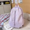 Schoolbag Korean Version Ins Little Star Schoolbag for Female Junior High School Students with a Sense of High-end Niche Does Not Collide 